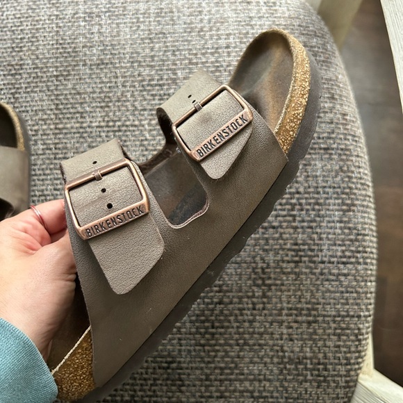Brown Leather Birkenstocks - Picture 5 of 5